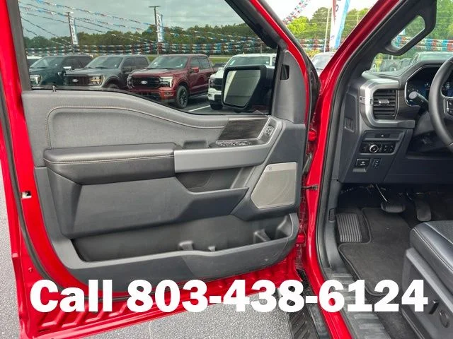 Used 2025 Rapid Red Metallic Tinted Clearcoat Ford Lariat image 4