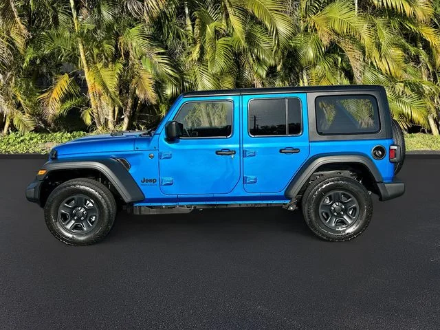 New 2026 Hydro Blue Pearl-Coat Exterior Paint Jeep Sport image 2