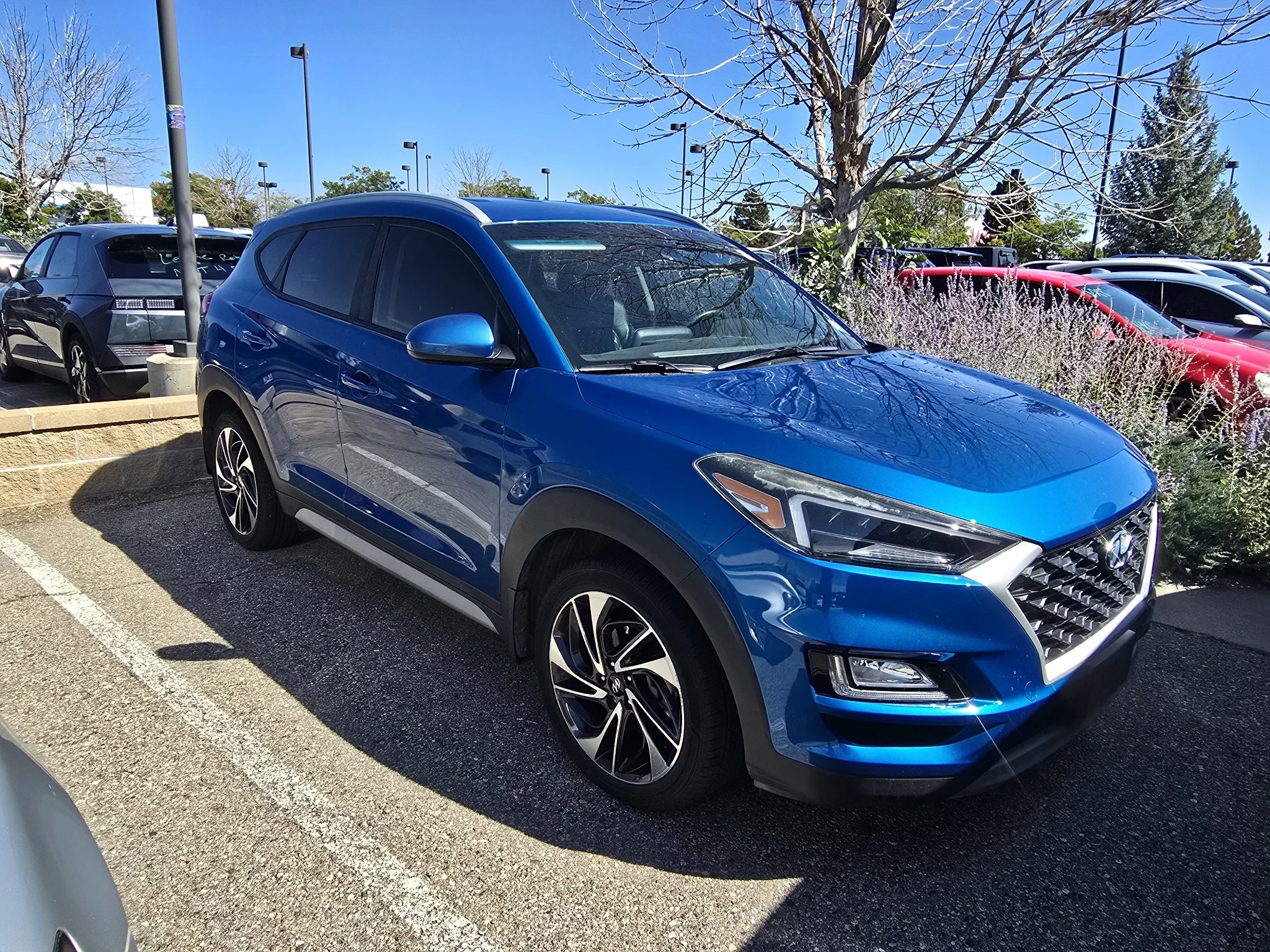 Used 2020 Aqua Blue Hyundai Sport image 17