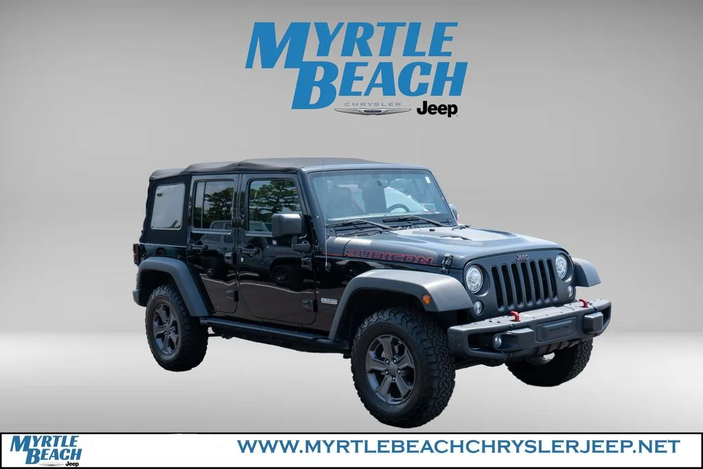Used 2018 Black Clearcoat Jeep Unlimited Rubicon image 8