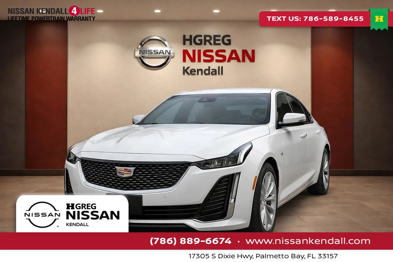 Used 2020 White Cadillac Premium Luxury image 1