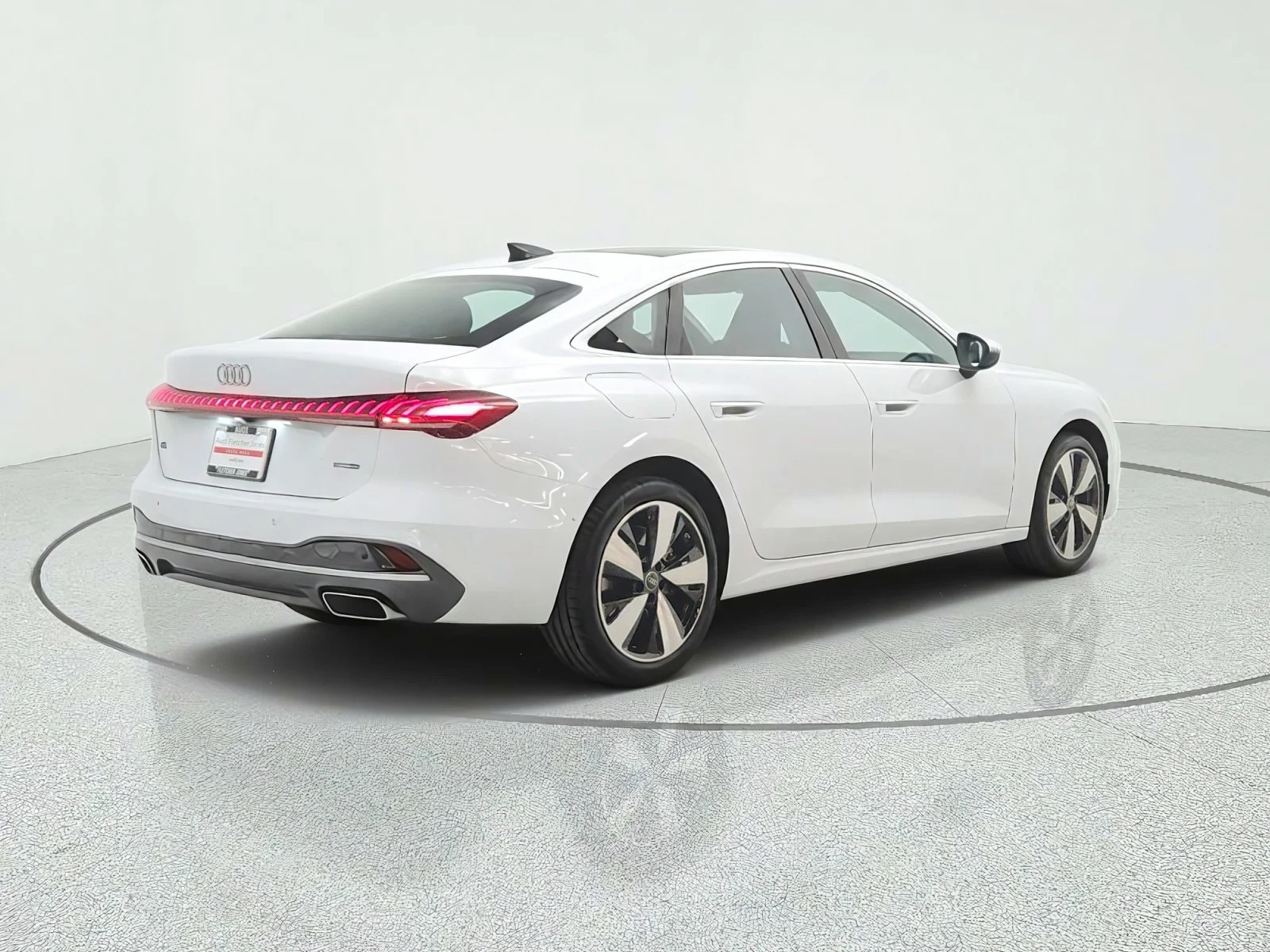 Used 2025 Glacier White Metallic Audi Premium Plus image 5