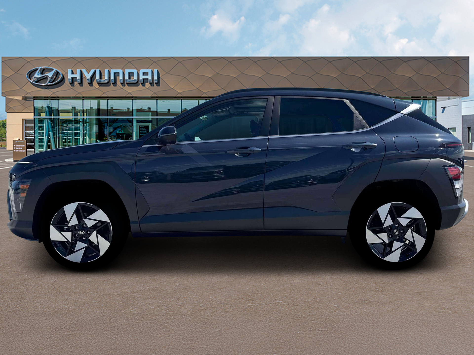New 2026 Blue Hyundai Limited AWD image 3