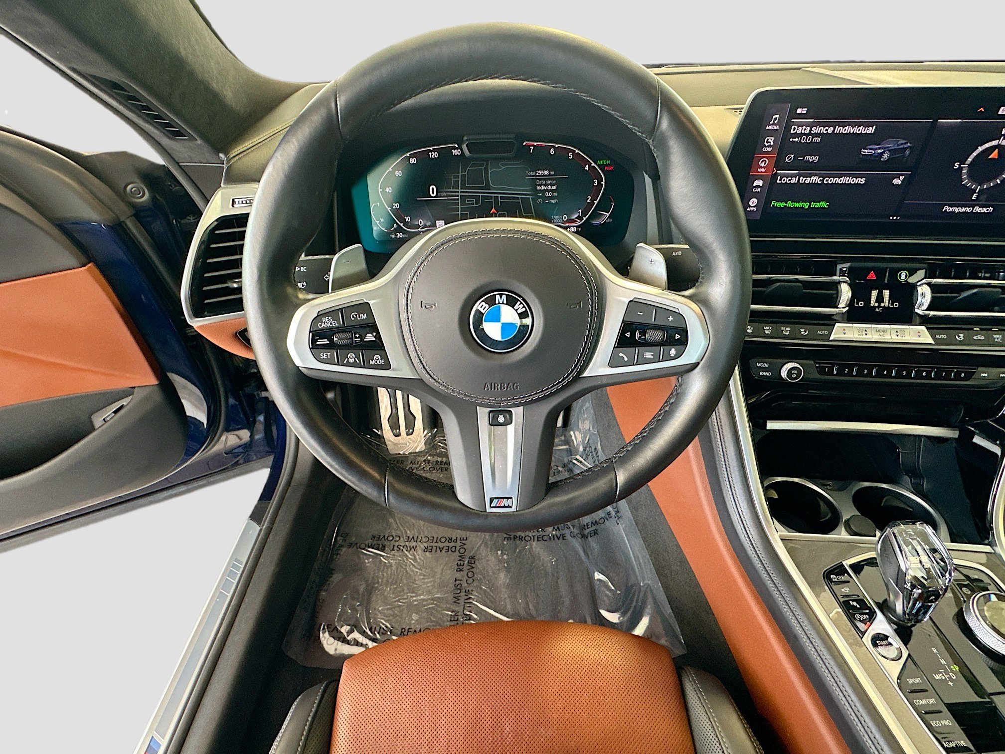 Certified Used 2023 Tanzanite Blue II Metallic BMW 840i image 20