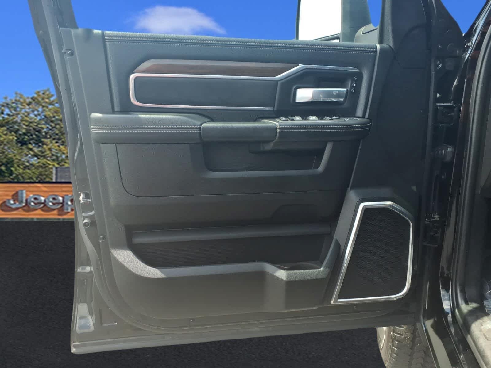 Used 2024 Diamond Black Crystal Pearlcoat Ram Laramie image 11