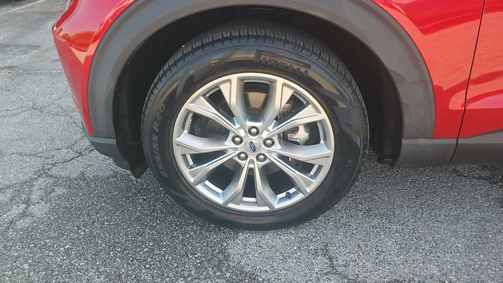 Used 2021 Rapid Red Metallic Tinted Clearcoat Ford XLT RWD image 9