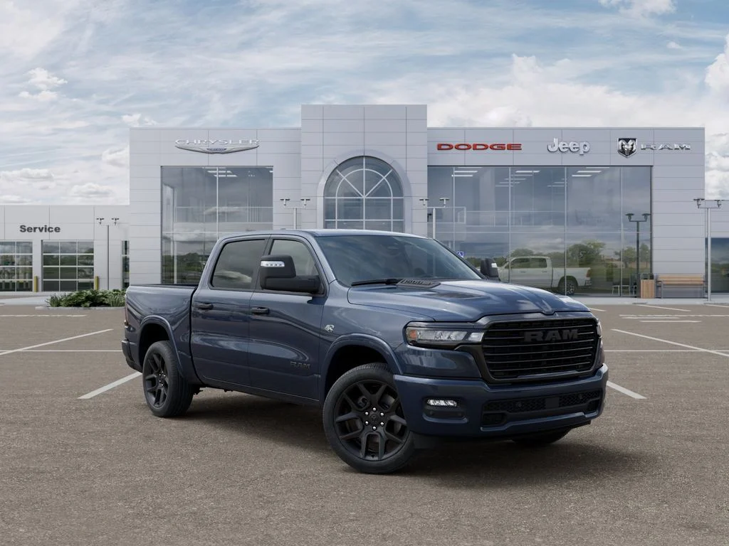 New 2026 Forged Blue Metallic Exterior Paint RAM Laramie image 5