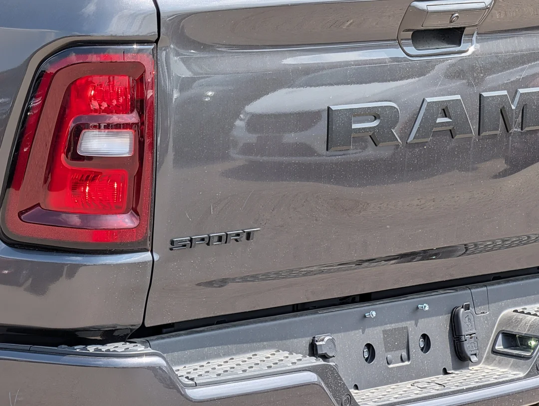 New 2026 Grey RAM Sport - - 3.0L Hurricane T-Turbo - Cloth/Vinyl Bucket Seats - Steel Standard Hood & More! image 11