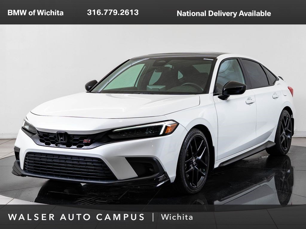 Used 2023 Platinum White Pearl Honda Si image 1