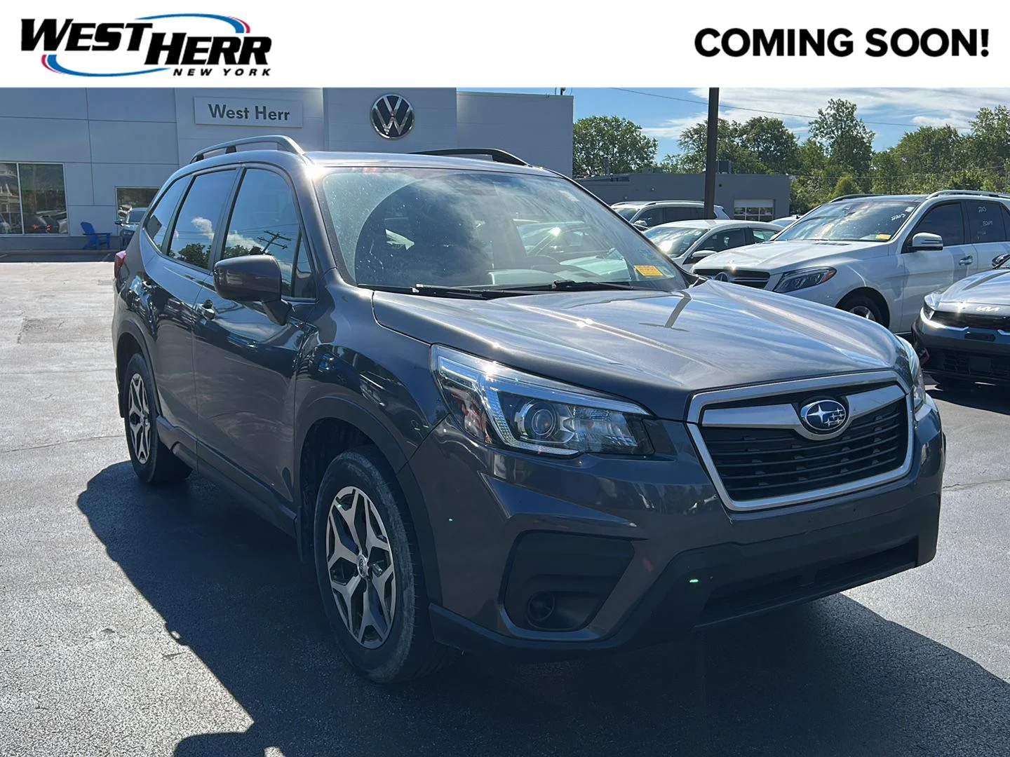 Used 2020 Magnetite Gray Metallic Subaru Premium image 1