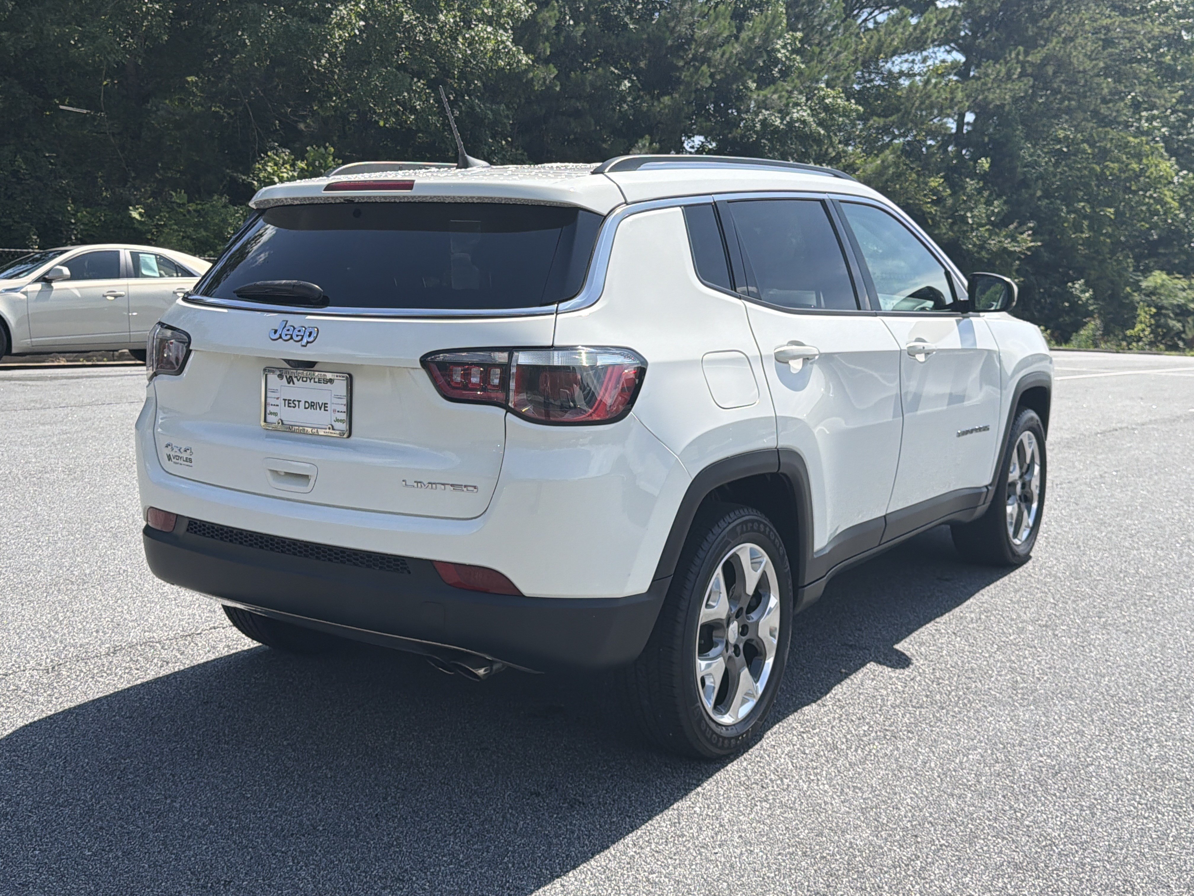 Used 2019 White Clearcoat Jeep Limited image 8