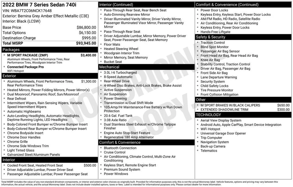 Used 2022 Gray BMW i image 7