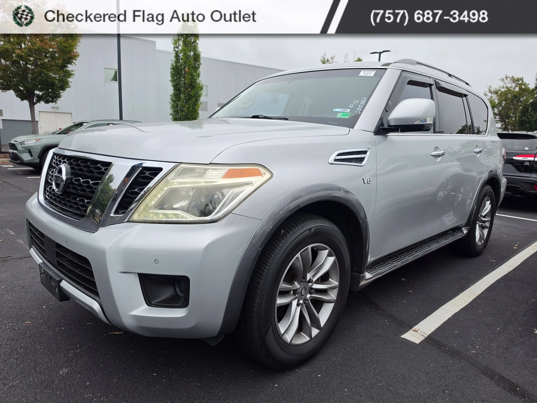 Used 2017 Brilliant Silver Nissan SV image 1