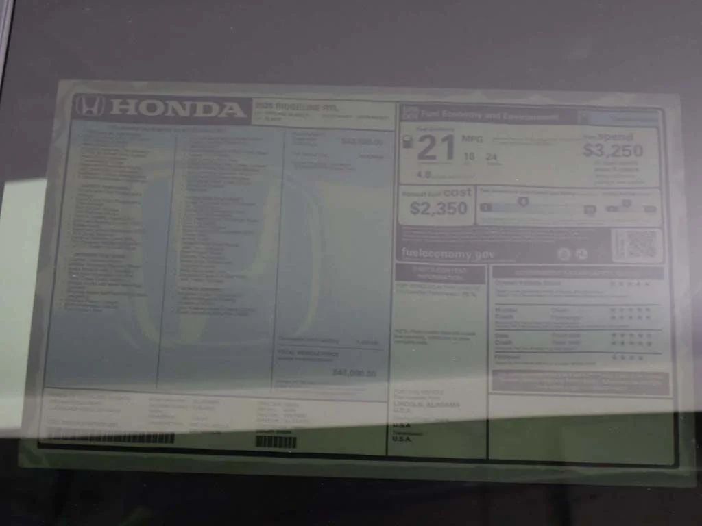 New 2026 Crystal Black Pearl Honda RTL image 23