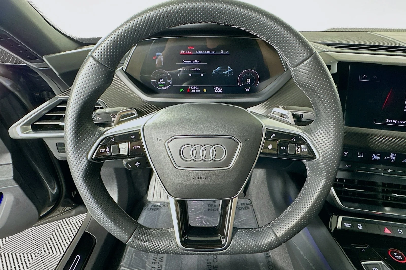 Used 2022 Daytona Gray Pearl Effect Audi Prestige image 19