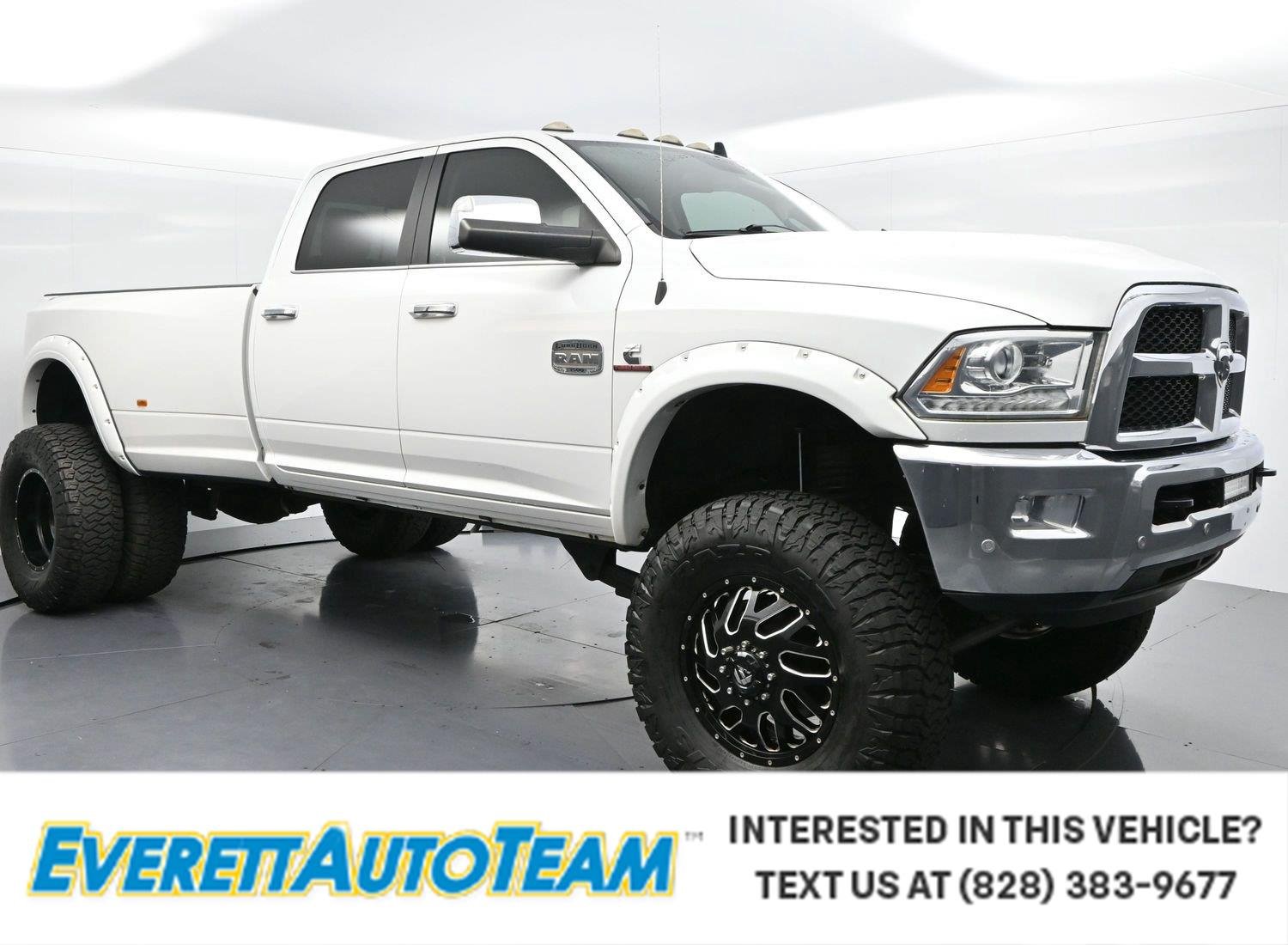 Used 2018 Bright White Clearcoat Ram Laramie Longhorn image 1