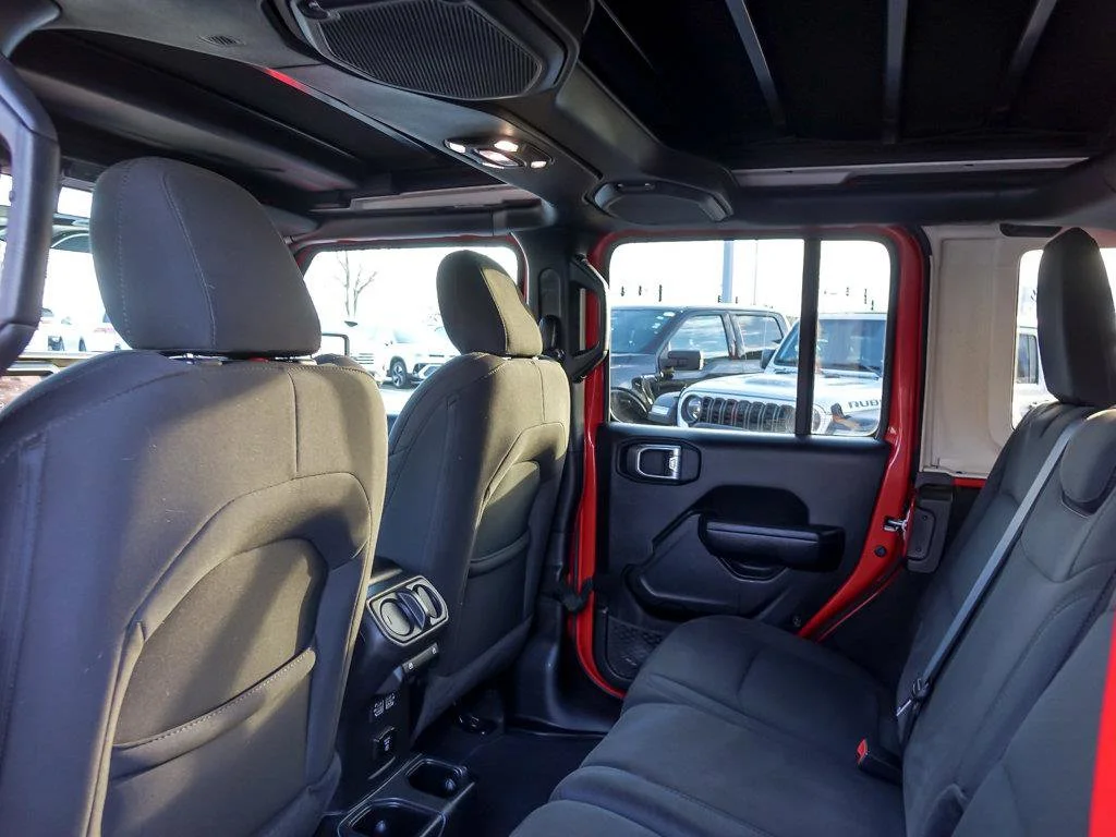 Used 2022 Firecracker Red Clearcoat Jeep Unlimited Sport S image 11