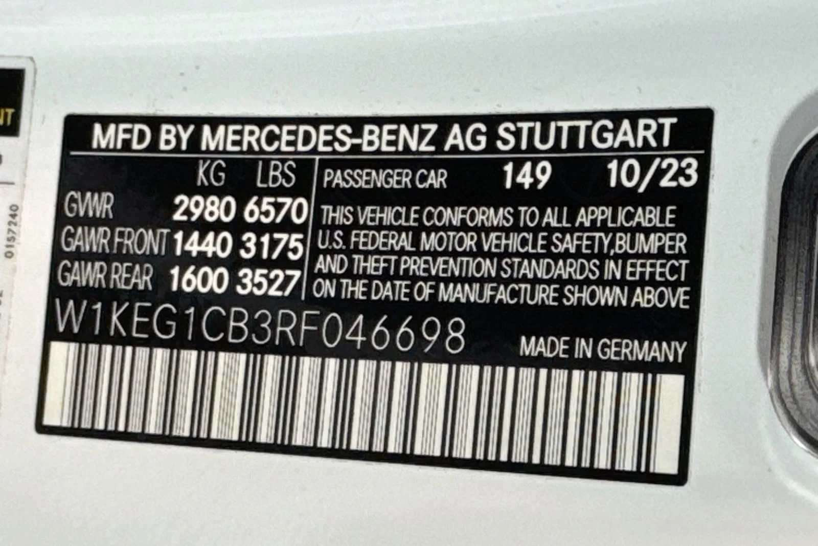 Used 2024 Polar White Mercedes-Benz EQE 350 image 30
