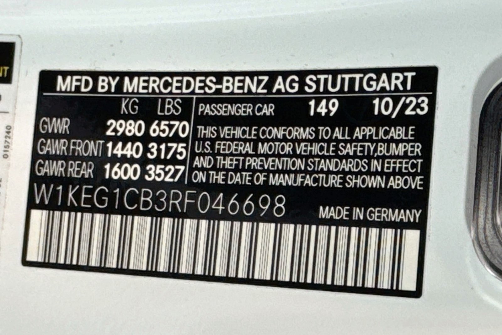 Certified Used 2024 Polar White Mercedes-Benz EQE 350 image 30