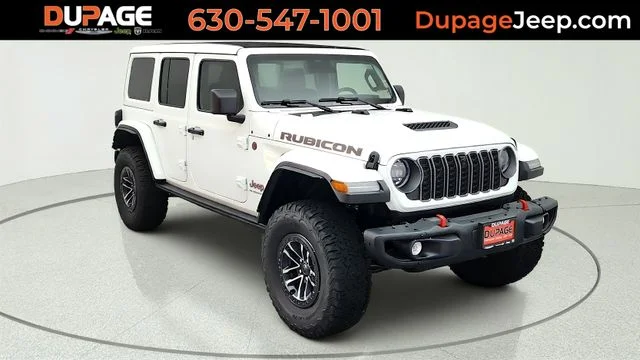 New 2026 Bright White Clearcoat Jeep Rubicon X video 1