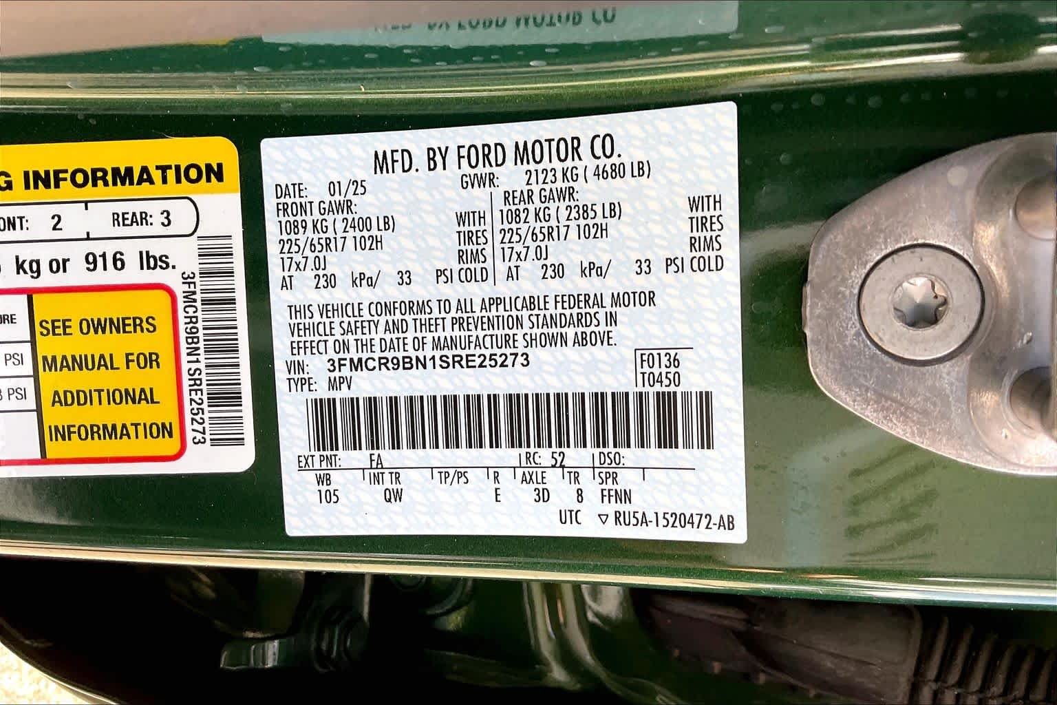 Used 2025 Eruption Green Ford Big Bend image 32