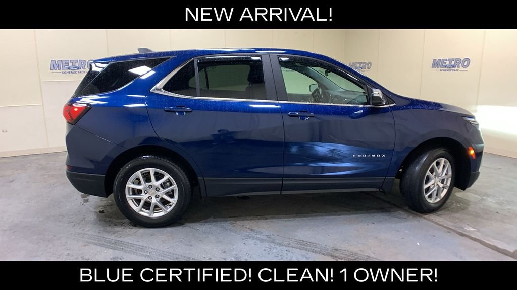 Certified Used 2022 Blue Chevrolet LT image 2