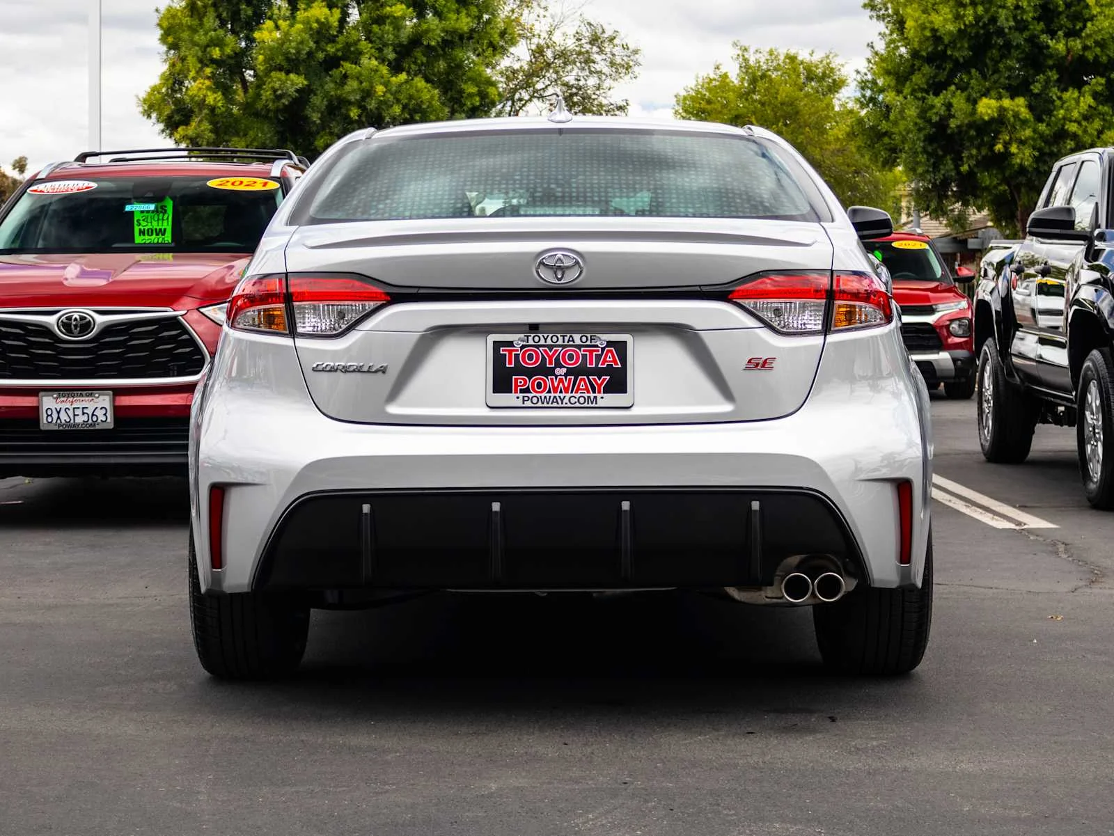 Certified Used 2026 Classic Silver Metallic Toyota SE image 8