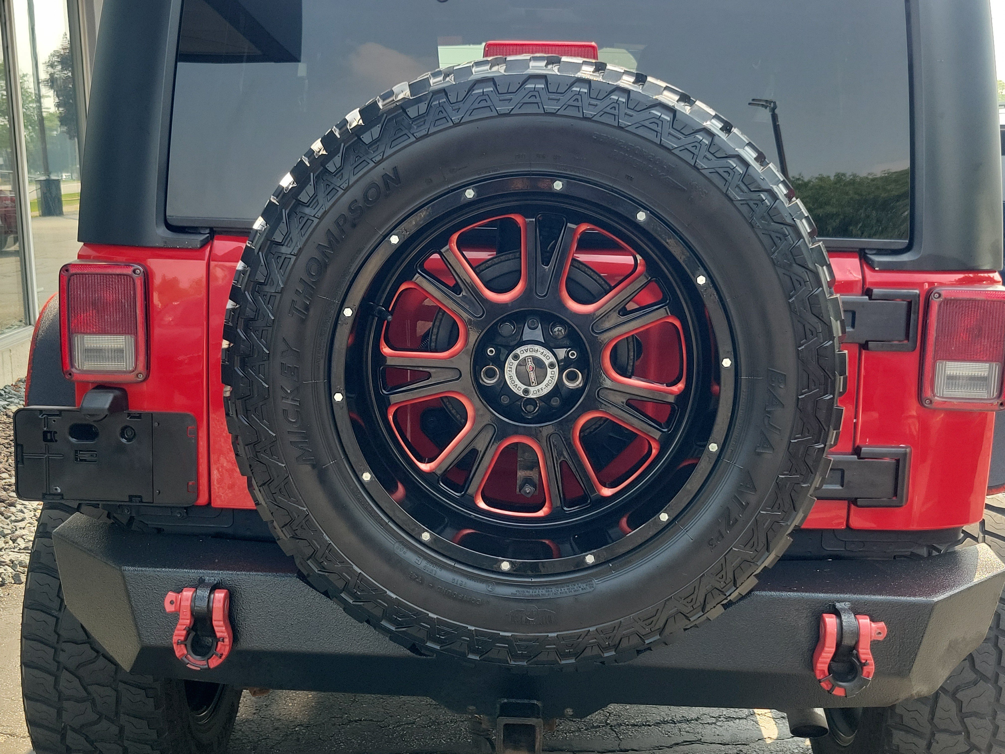 Used 2017 Firecracker Red Clearcoat Jeep Sport image 7