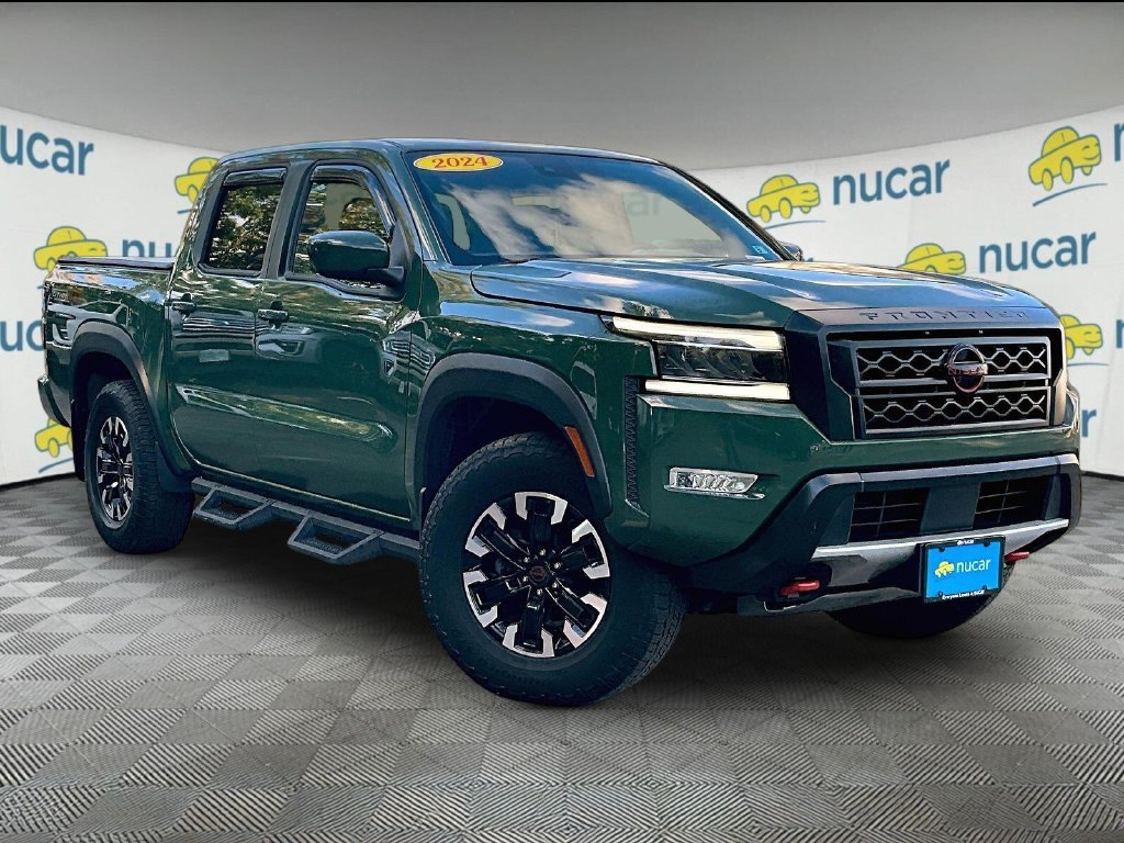 Used 2024 Tactical Green Metallic Nissan PRO-4X image 1