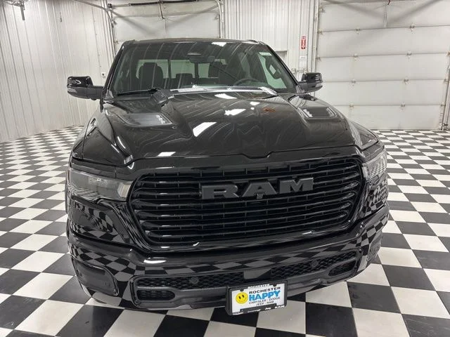 New 2026 Diamond Black Crystal Pearl-Coat Exterior Paint RAM Laramie image 2