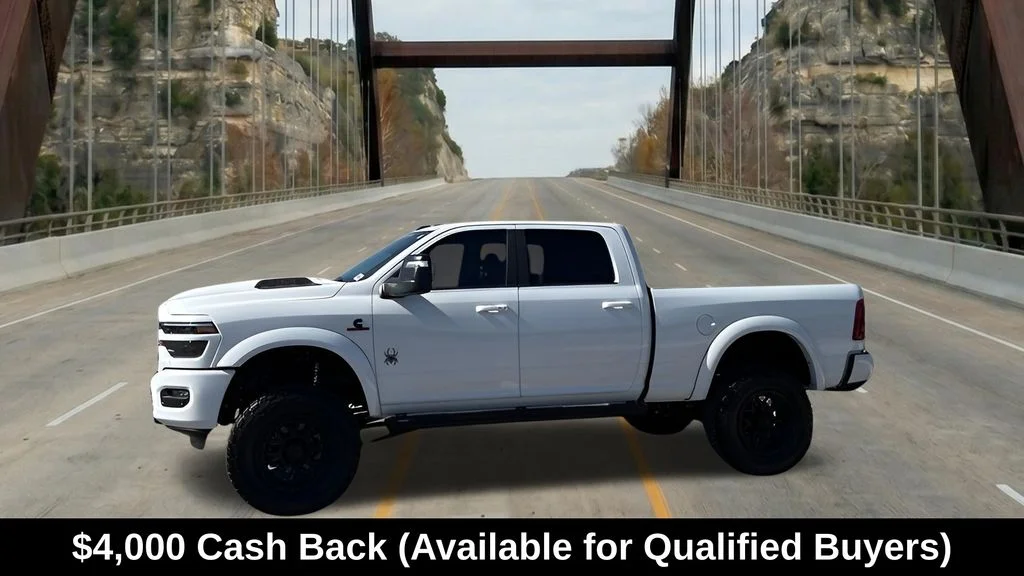 New 2026 Bright White Clear-Coat Exterior Paint RAM Laramie image 4