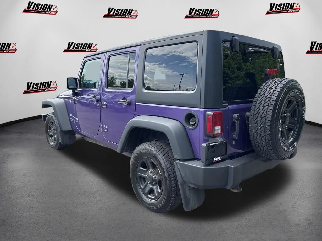 Used 2017 Purple Jeep Unlimited Sport image 6