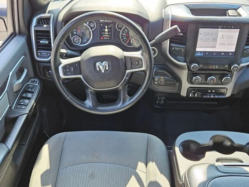 Used 2023 Bright White Clearcoat Ram Big Horn image 9