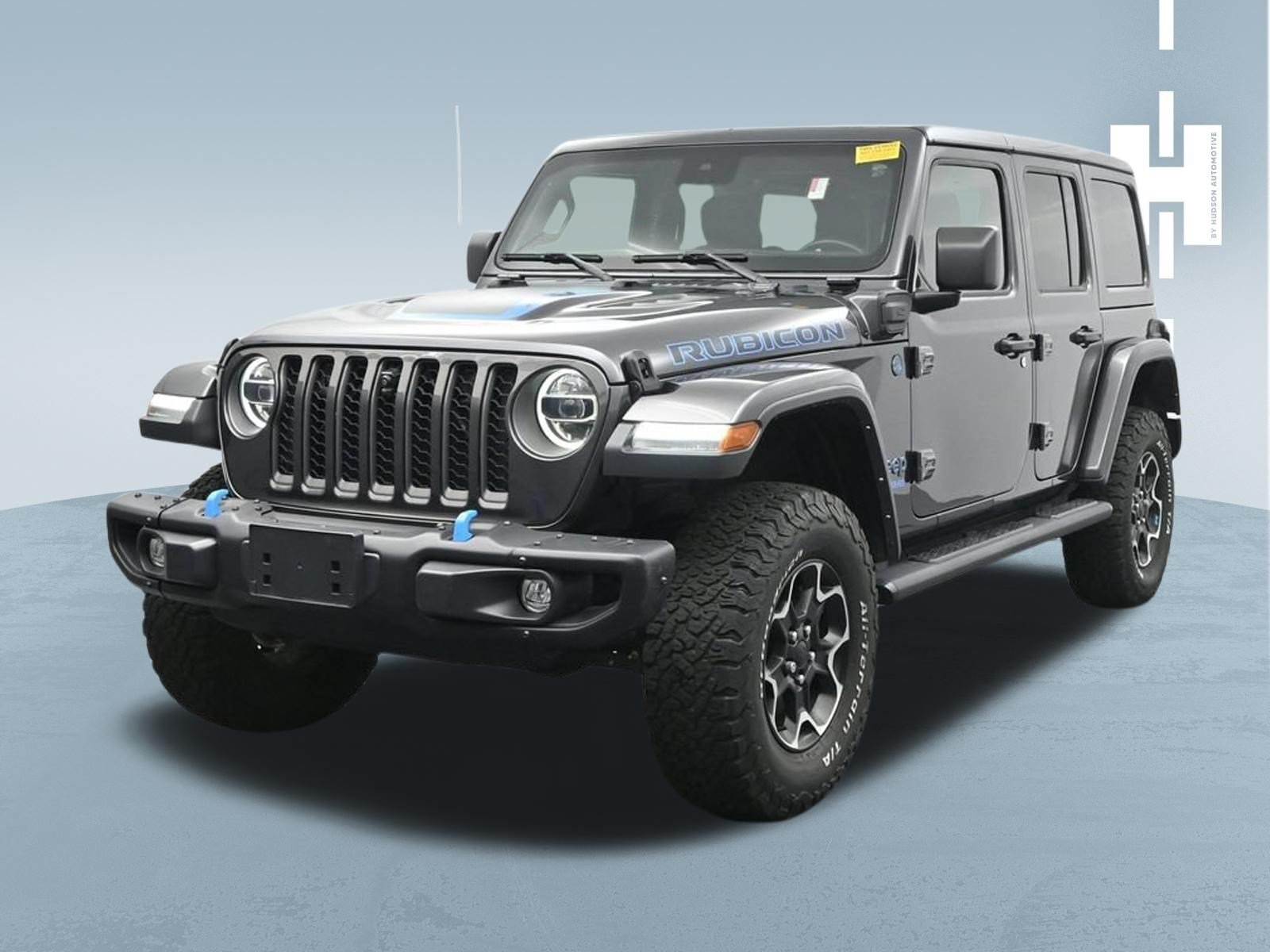 Used 2021 Granite Crystal Metallic Clearcoat Jeep Unlimited Rubicon image 3