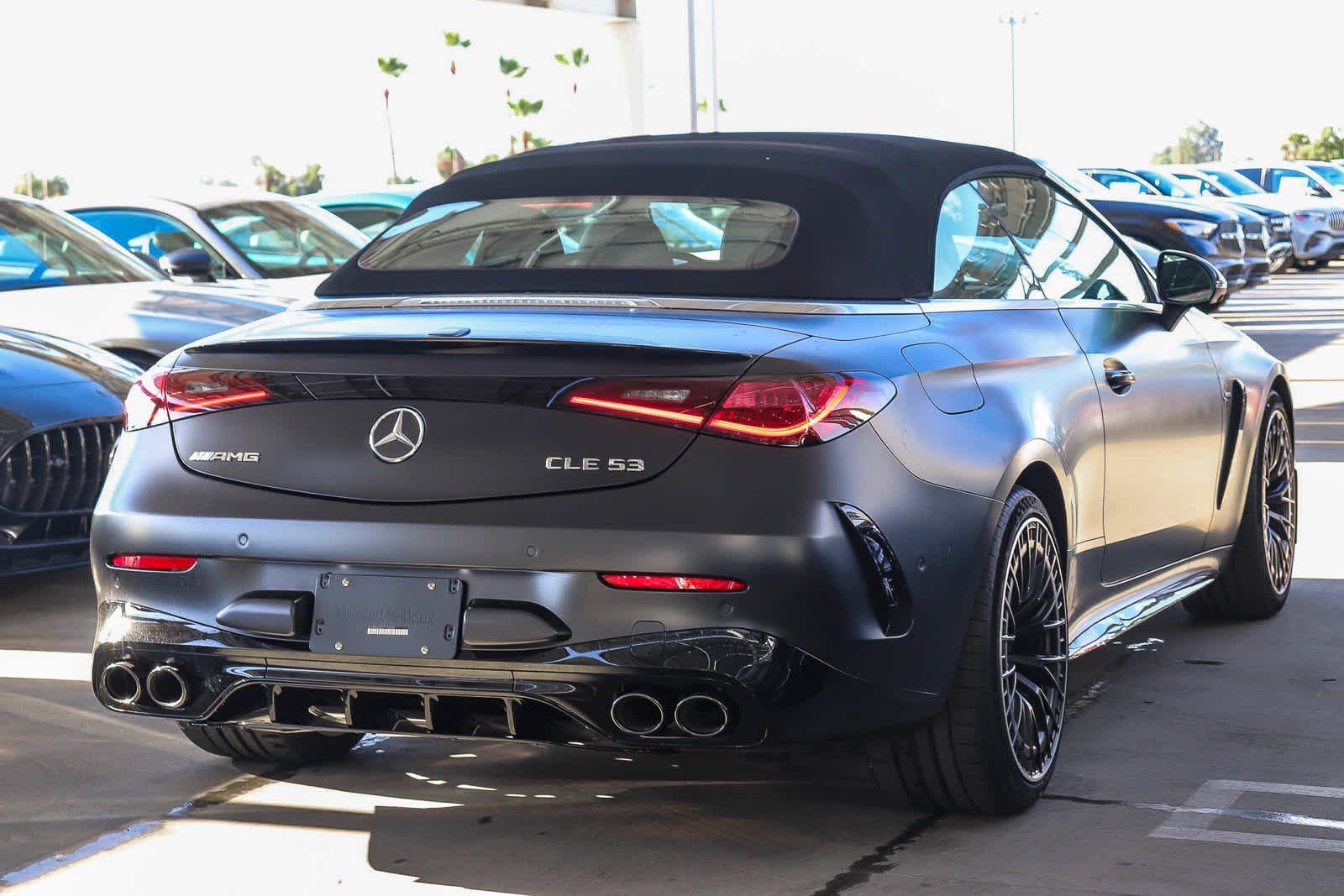 New 2027 MANUFAKTUR exclusive graphite grey magno Mercedes-Benz AMG® CLE 53 image 4