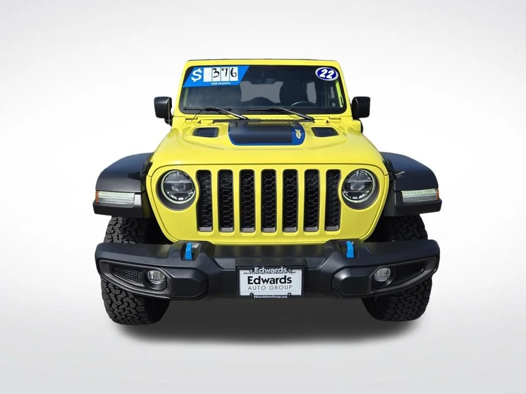 Used 2022 Yellow Jeep Unlimited Rubicon 4xe image 9