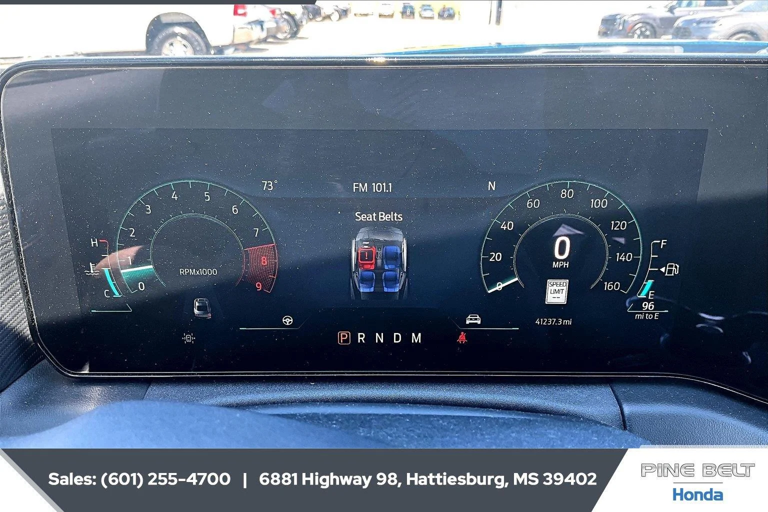 Used 2024 Atlas Blue Ford GT Premium image 14