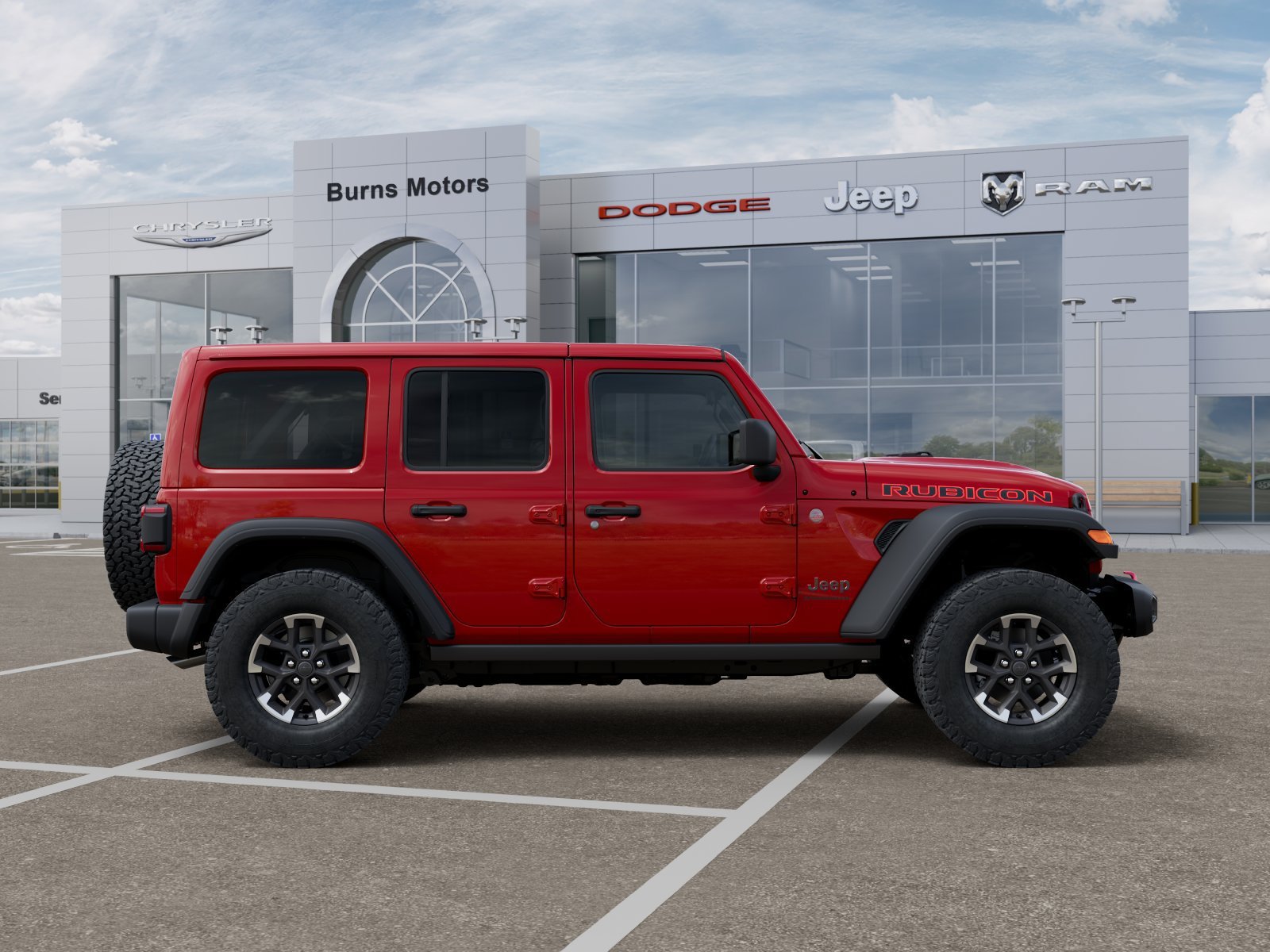 New 2026 Firecracker Red Clear-Coat Exterior Paint Jeep Rubicon 4-Door image 21