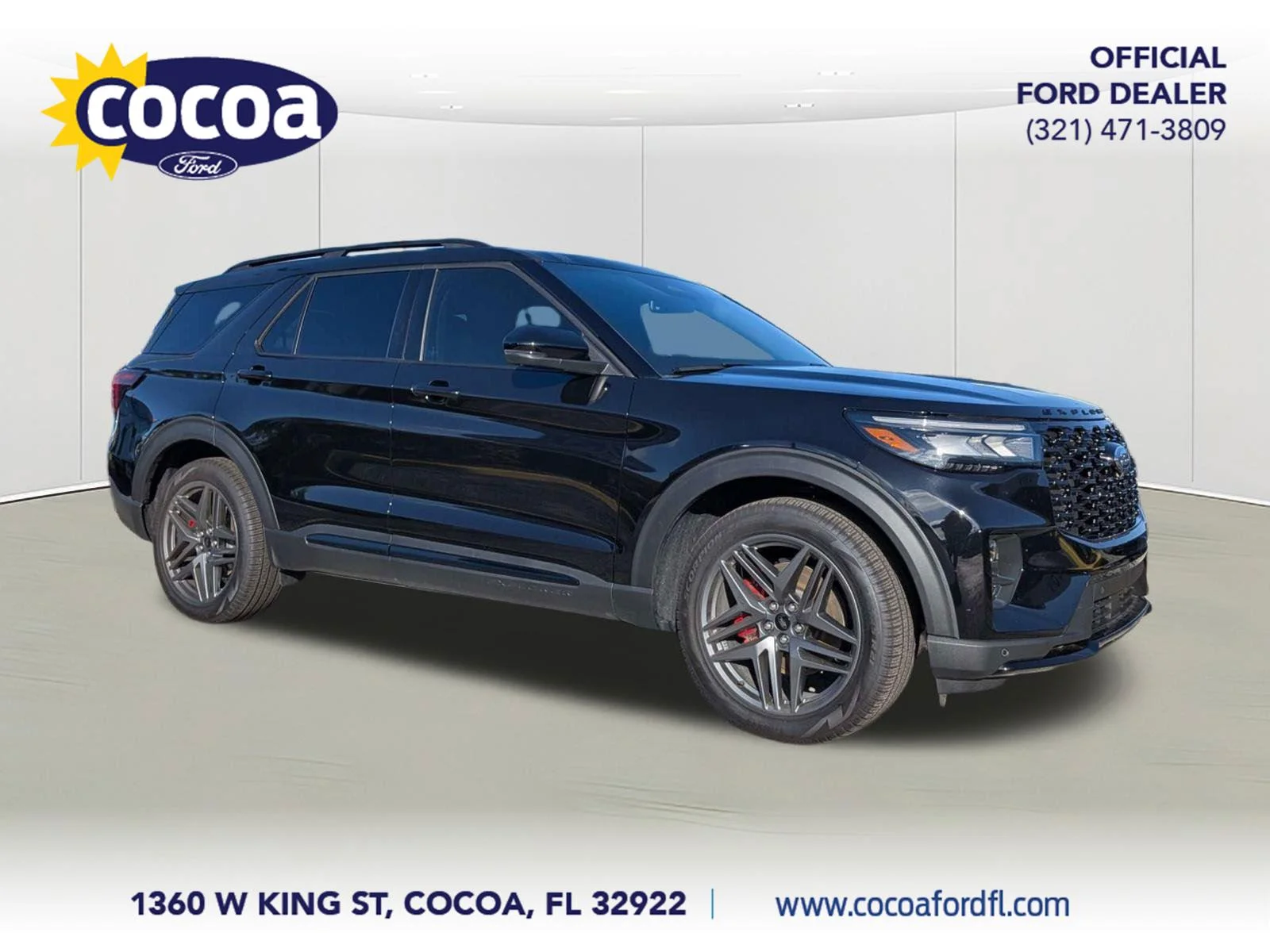 New 2026 Agate Black Metallic Ford ST image 1