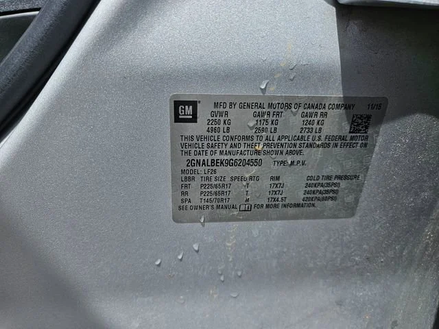 Used 2016 SILVER ICE METALLIC Chevrolet L image 27
