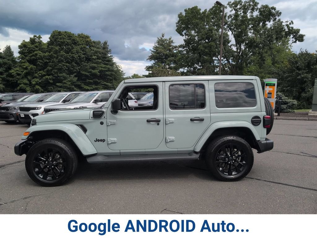 Certified Used 2024 Gray Jeep Sahara 4xe image 11