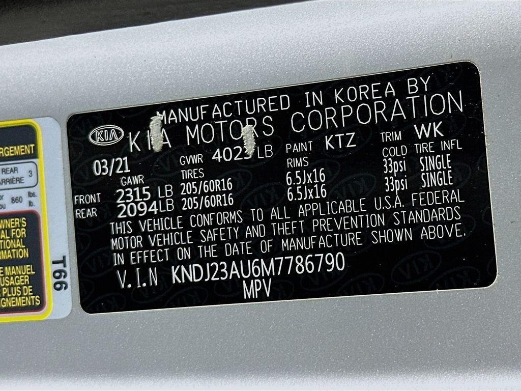 Used 2021 Sparkling Silver Kia S image 30