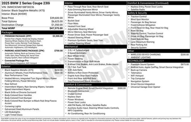 2025 BMW 2 Series 230i - Photo 47