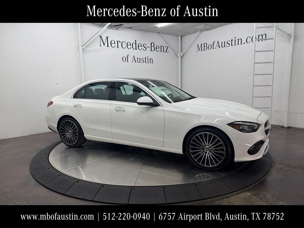 New 2026 Polar White Mercedes-Benz C 300 image 1