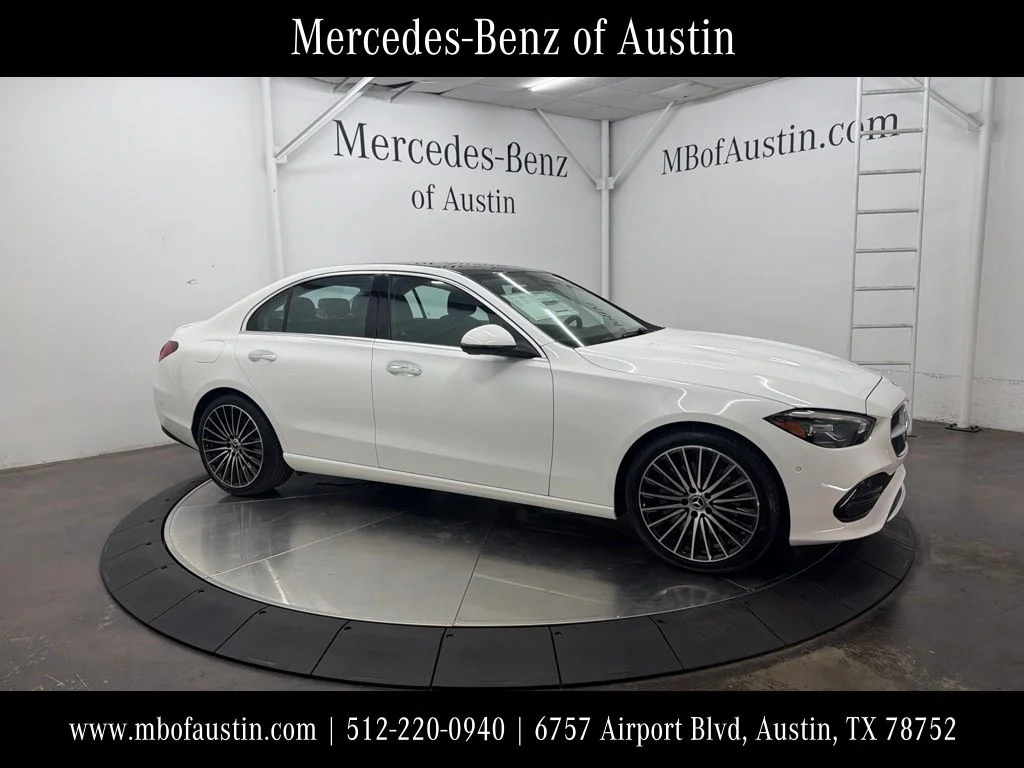 New 2026 White Mercedes-Benz C 300 image 1
