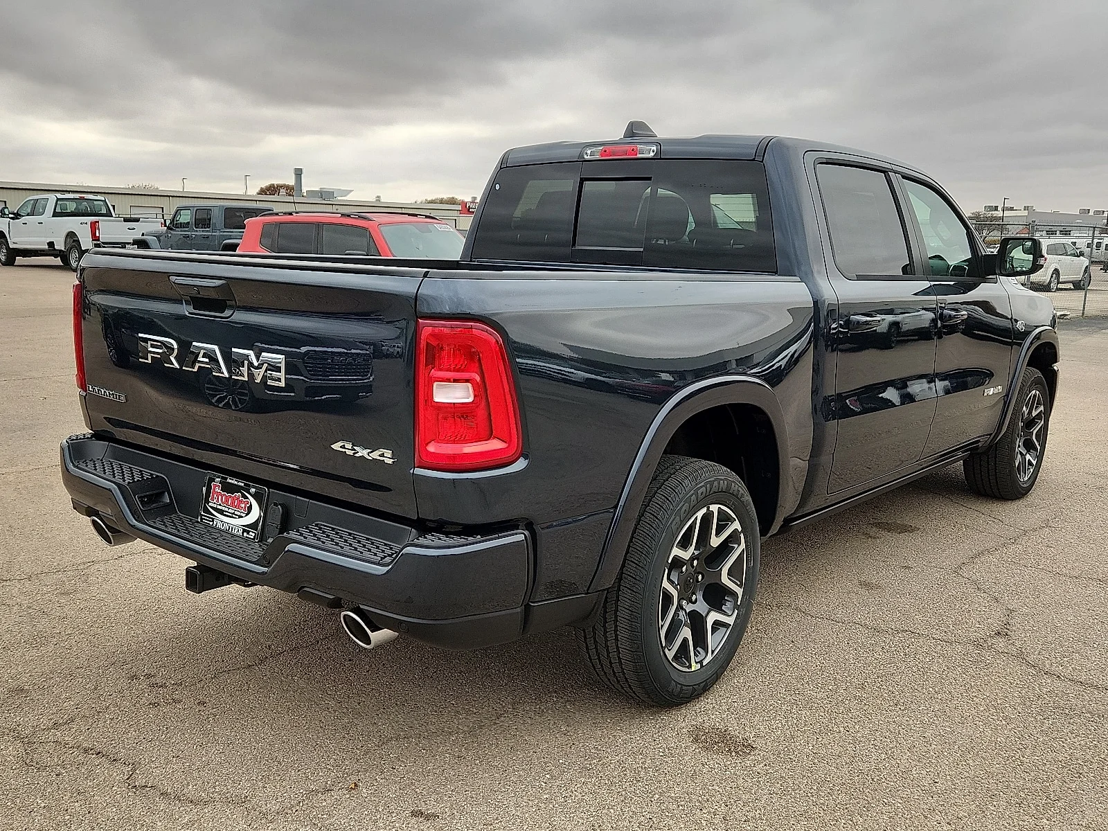 New 2026 Forged Blue Metallic  Paint Ram LARAMIE CREW CAB 4X4 5