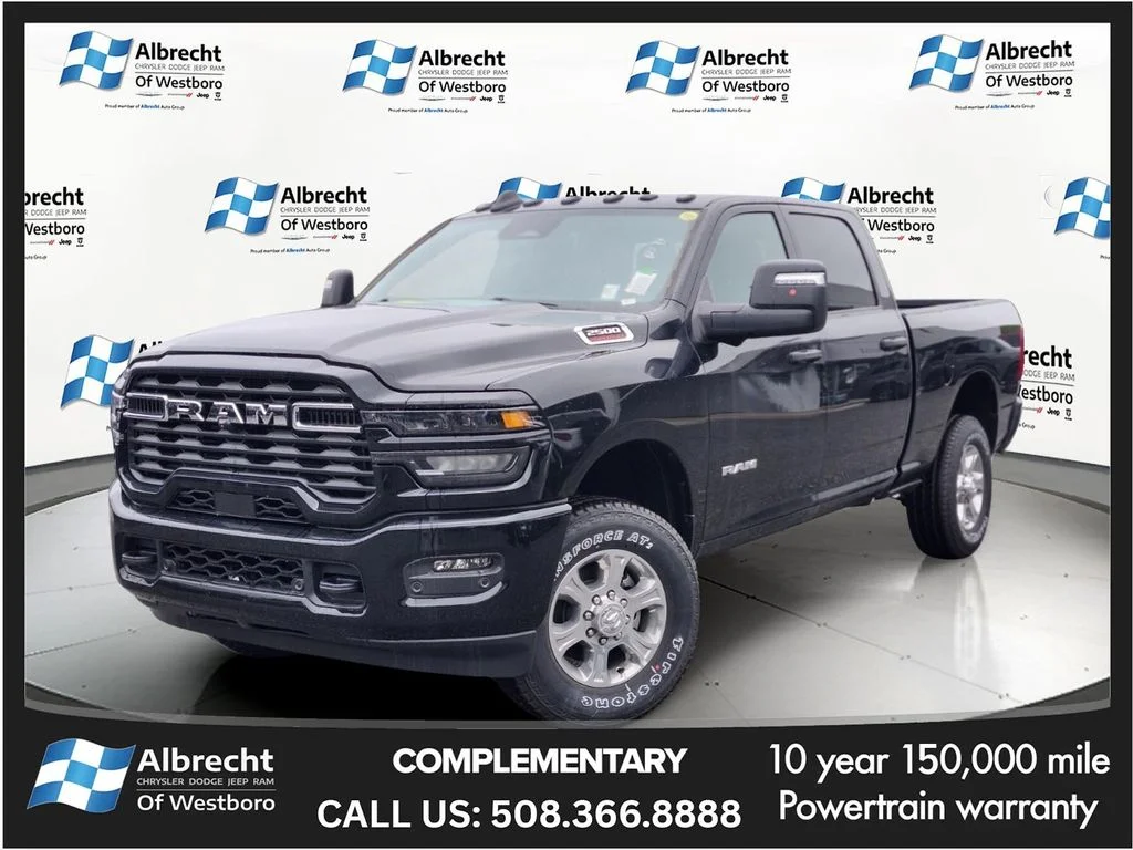 New 2026 Diamond Black Crystal Pearl-Coat Exterior Paint RAM Big Horn image 1