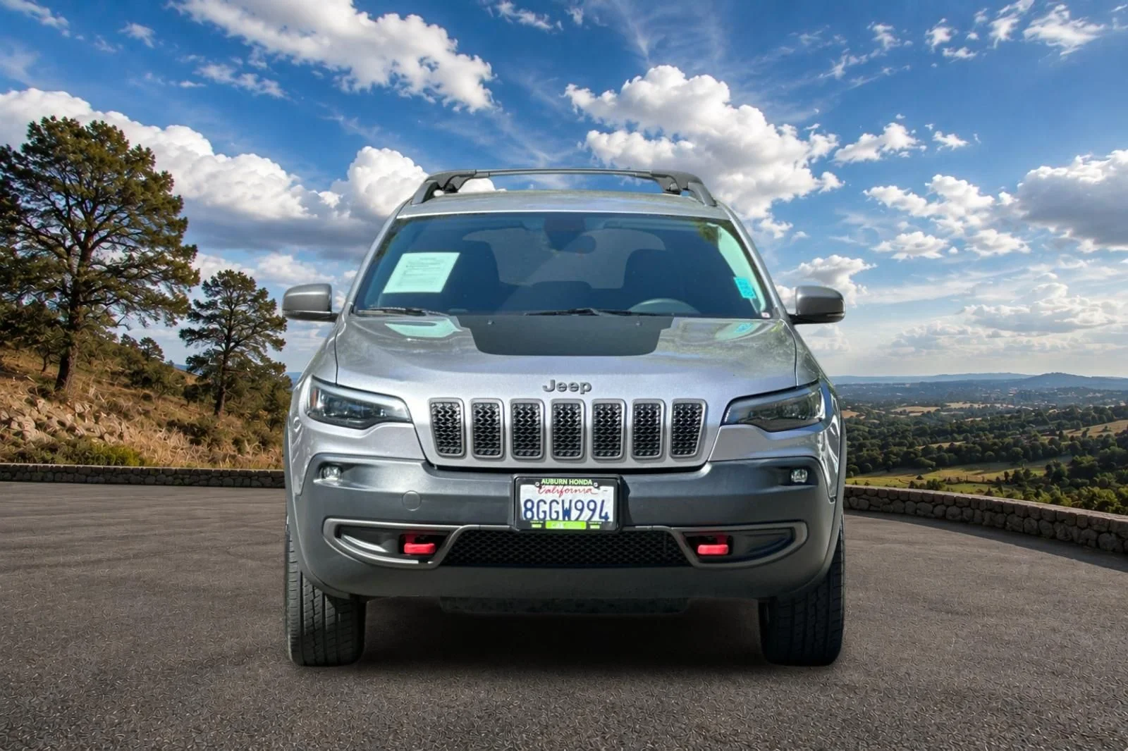 Used 2019 Billet Silver Metallic Clearcoat Jeep Trailhawk image 10