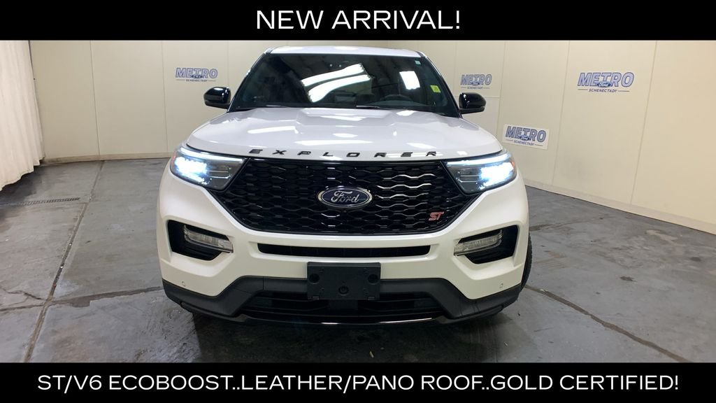 Certified Used 2022 White Metallic Ford ST image 8