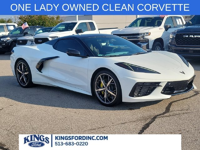 Used 2021 Arctic White Chevrolet Stingray image 7